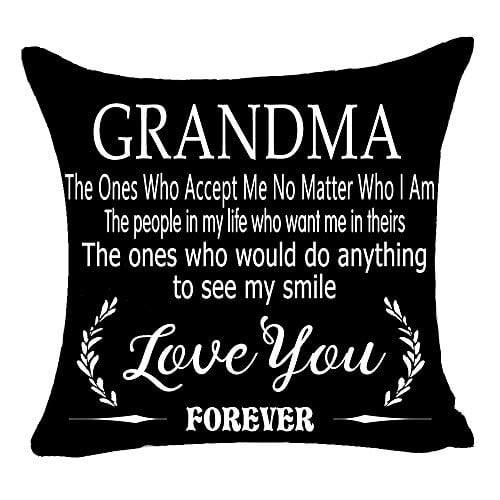 ¡ Andreannie Best Grandma Gift Love You Forever Cotton Linen Throw Pillow Case Cushion Cover Decorative for Sofa Living Room Square 18 X 18 Inches ? ? Grandma B ¡ Andreannie Best Grandma Gift Love You Forever Cotton Linen Throw Pillow Case Cushion Cover Decorative for Sofa Living Room Square 18 X 18 Inches ? ? Grandma B